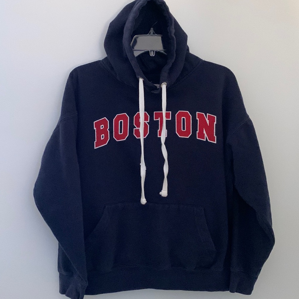 Boston Pullover Hoodie Oversized Boyfriend